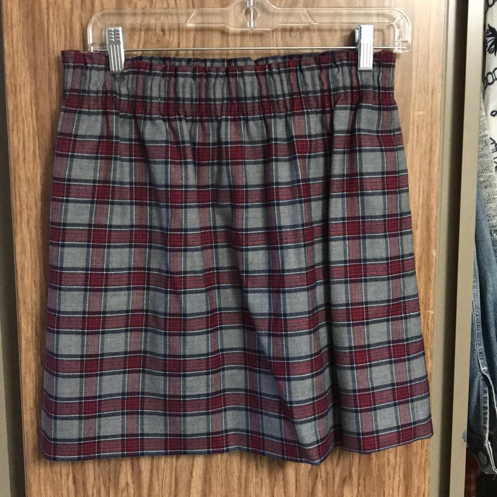 J.Crew plaid skirt